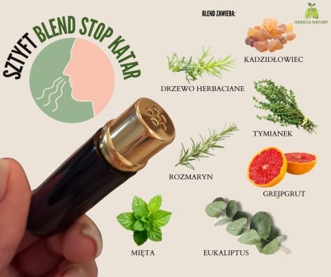Sztyft aromaterapeutyczny z blendem STOP KATAR
