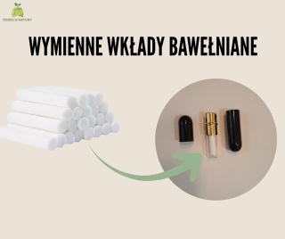 Wkłady bawełniane do sztyftu aromaterapeutycznego - 10 sztuk